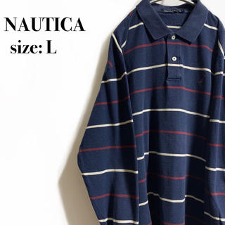 ノーティカ(NAUTICA)のNAUTICA ノーティカ ポロシャツ ラガーシャツ(ポロシャツ)