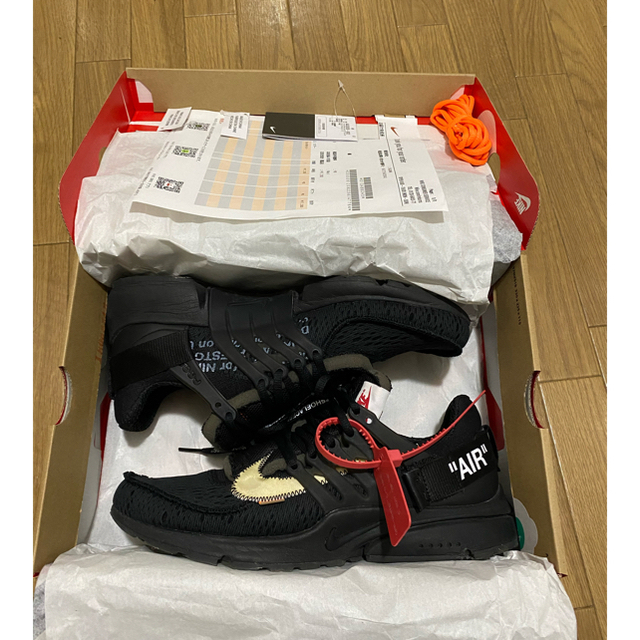 OFF-WHITE(オフホワイト)の28cm THE10 Off-White NIKE AIR PRESTO 黒 メンズの靴/シューズ(スニーカー)の商品写真