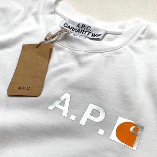 アーペーセー(A.P.C)の【新品】A.P.C×Carhartt  Ｔシャツ　Lサイズ(Tシャツ/カットソー(半袖/袖なし))