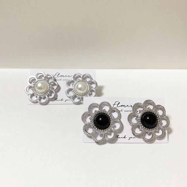 セール♡flower pierce / earring❁ ハンドメイドのアクセサリー(ピアス)の商品写真