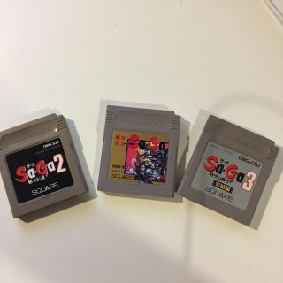 ゲームボーイ(ゲームボーイ)のsaga1、2、3(家庭用ゲームソフト)