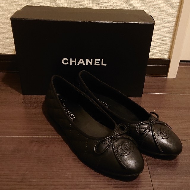 CHANEL(シャネル)のnn 様 専用！CHANEL シャネル バレエシューズ フラットシューズ  37 レディースの靴/シューズ(バレエシューズ)の商品写真