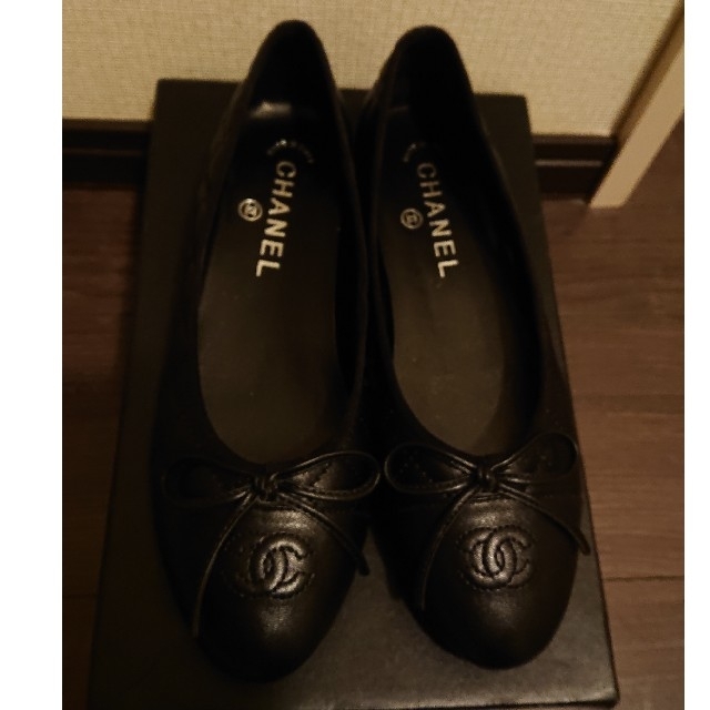 CHANEL(シャネル)のnn 様 専用！CHANEL シャネル バレエシューズ フラットシューズ  37 レディースの靴/シューズ(バレエシューズ)の商品写真