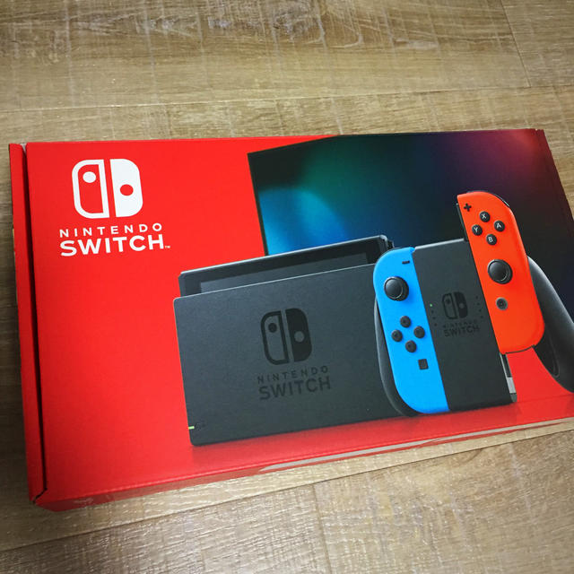 Nintendo Switch(ニンテンドースイッチ)のNintendo Switch JOY-CON(L) ネオンブルー/(R) ネオ エンタメ/ホビーのゲームソフト/ゲーム機本体(家庭用ゲーム機本体)の商品写真