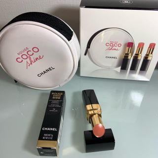 シャネル(CHANEL)の【新品未使用】CHANEL ROUGE COCO SHINE 78+ポーチセット(口紅)