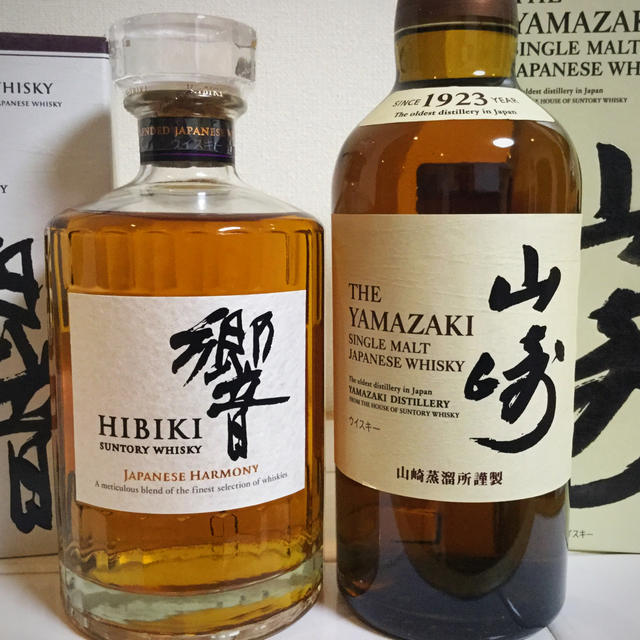 ウイスキーサントリー  響 / 山崎  700ml  化粧箱付き (2本セット)