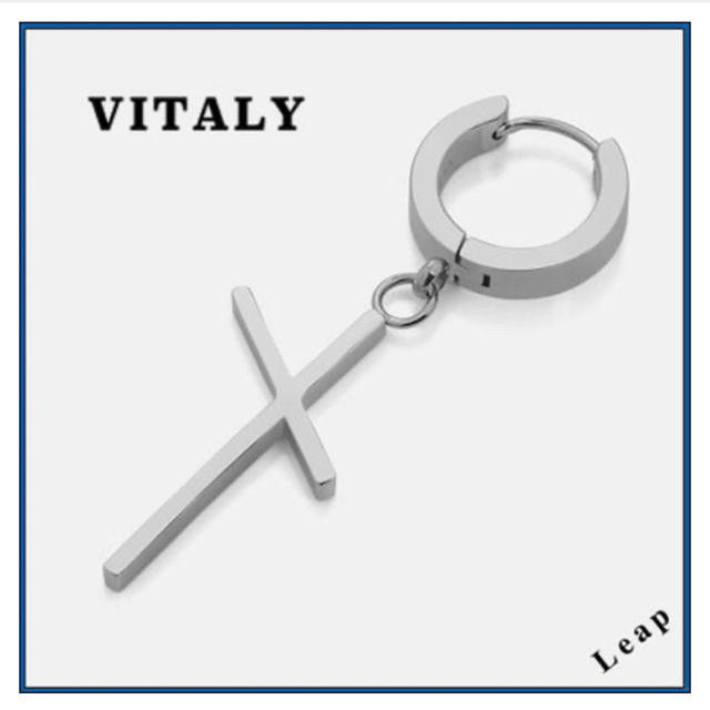 本日最終値下げ VITALY クロスピアス フープピアスの通販 by しぽん's