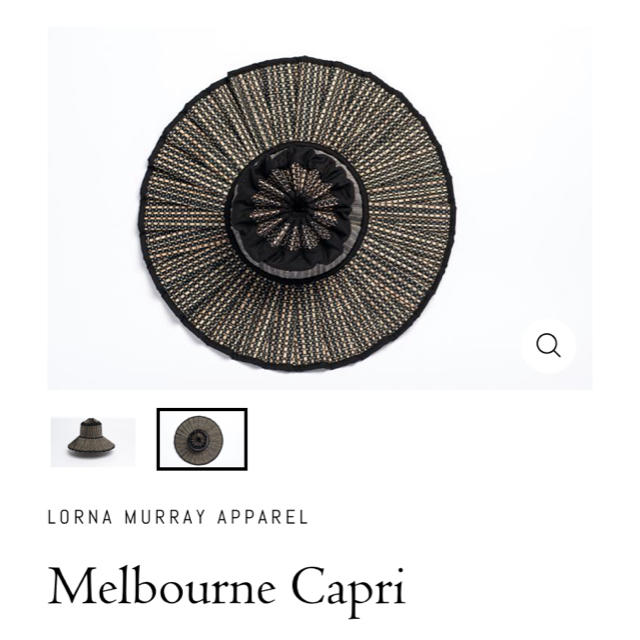 【Melbourne】Lorna murray  カプリハット