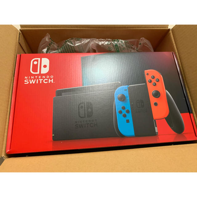 新品/新型Nintendo Switch ニンテンドースイッチ本体 ネオンブルー ...