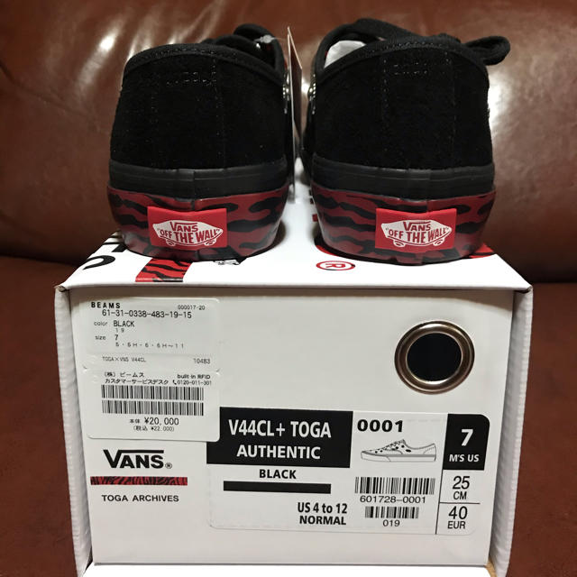 TOGA × VANS / Metal Sneaker 25.0 US7