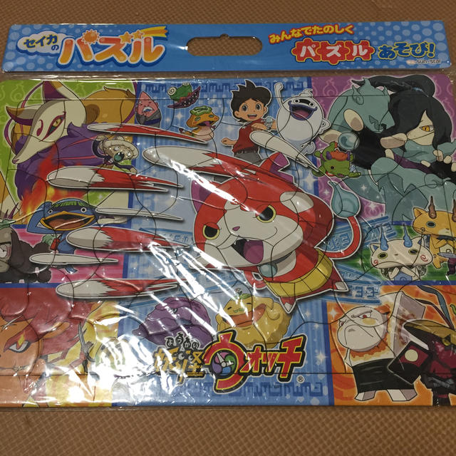 誕生日/お祝い 56ピース ジグソーパズル 妖怪ウォッチ みんなオレっちにそっくりニャン ラージピース 18.2x25.7cm