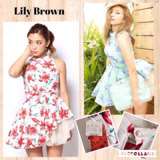 リリーブラウン(Lily Brown)の新品タグ付リリーブラウンチュールドレス(ミニワンピース)