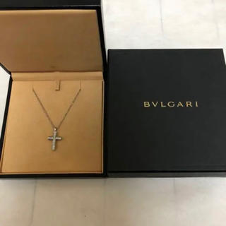 ブルガリ(BVLGARI)のりんちゅけ様 専用 BVLGARI クロス パヴェ ダイヤモンド WG(ネックレス)