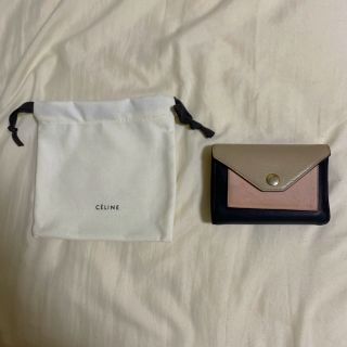 セリーヌ(celine)のCELINE バイカラー 二つ折り財布(財布)