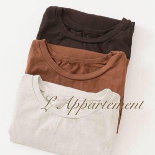 アパルトモンドゥーズィエムクラス(L'Appartement DEUXIEME CLASSE)の一度のみ着用◆L'Appartement 3 PACK TANKTOPブラウン(Tシャツ(半袖/袖なし))