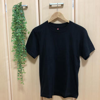 ユナイテッドアローズグリーンレーベルリラクシング(UNITED ARROWS green label relaxing)のTシャツ　半袖　ブラック　Sサイズ(Tシャツ/カットソー(半袖/袖なし))