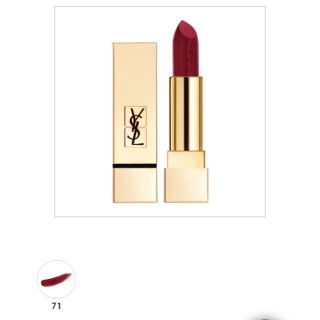 イヴサンローランボーテ(Yves Saint Laurent Beaute)のYSL イヴ・サンローラン ピュールクチュール No.71 ブラックレッド(口紅)