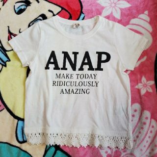 アナップキッズ(ANAP Kids)のANAP kids レースTシャツ(Tシャツ/カットソー)