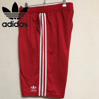 アディダス(adidas)のアディダス  ファイヤーバード  ジャージ　ハーフパンツ　赤　白(ショートパンツ)