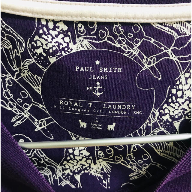 Paul Smith(ポールスミス)のポールスミスジーンズ　紫Tシャツ メンズのトップス(Tシャツ/カットソー(半袖/袖なし))の商品写真