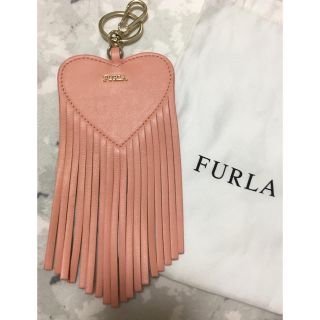 フルラ(Furla)の[最終値下げ]FURLA キーホルダー　ハートフリンジ(キーホルダー)