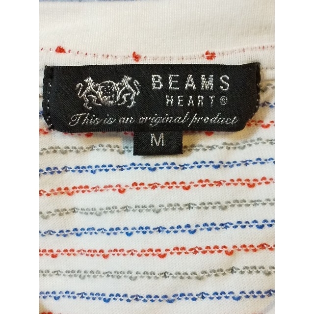 BEAMS(ビームス)のBEAMSHEART VネックTシャツ Mサイズ メンズのトップス(Tシャツ/カットソー(半袖/袖なし))の商品写真