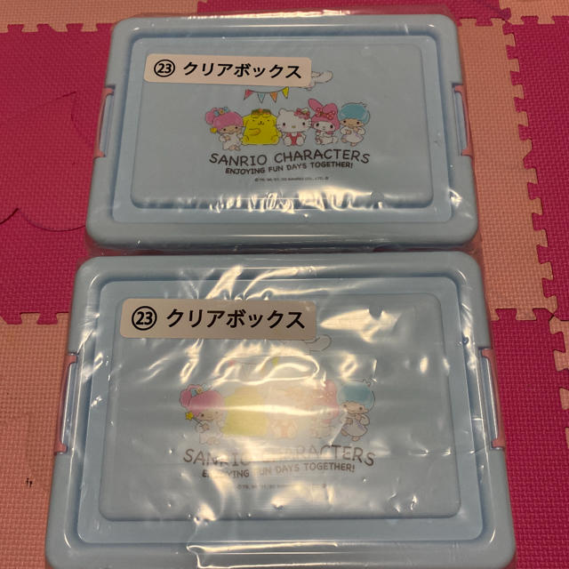 サンリオ(サンリオ)の未使用　Sanrio クリアボックスセット インテリア/住まい/日用品の収納家具(ケース/ボックス)の商品写真