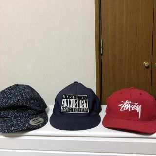 ステューシー(STUSSY)のキャップ3個セット(キャップ)