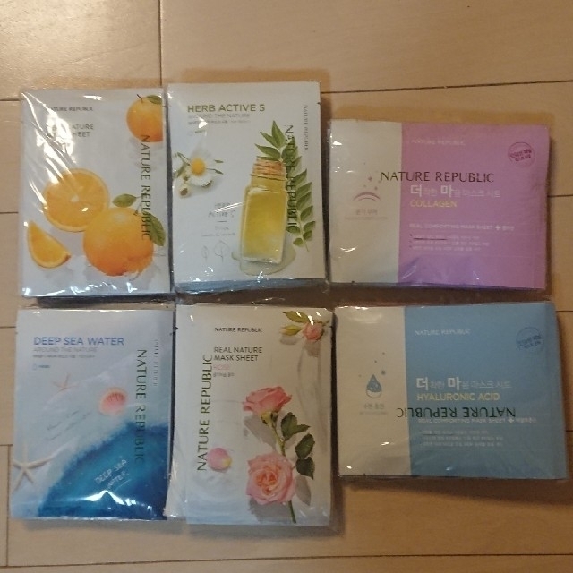 NATURE REPUBLIC(ネイチャーリパブリック)の30枚＋1枚  nature republic  フェイスマスク  コスメ/美容のスキンケア/基礎化粧品(パック/フェイスマスク)の商品写真