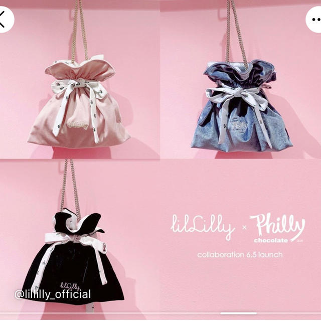 lilLilly(リルリリー)のlilLilly 巾着バック レディースのバッグ(ショルダーバッグ)の商品写真
