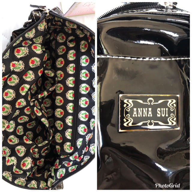 ANNA SUI(アナスイ)のアナスイ　エナメルバッグ レディースのバッグ(ハンドバッグ)の商品写真