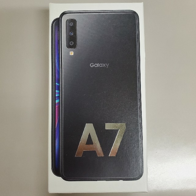 スマホ/家電/カメラ未開封 GALAXY A7 ブラック