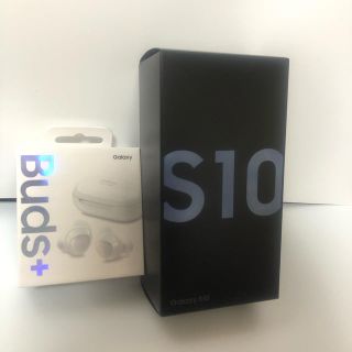 サムスン(SAMSUNG)のGalaxy S10 Prism Blue 新品galaxy Buds＋付き(スマートフォン本体)