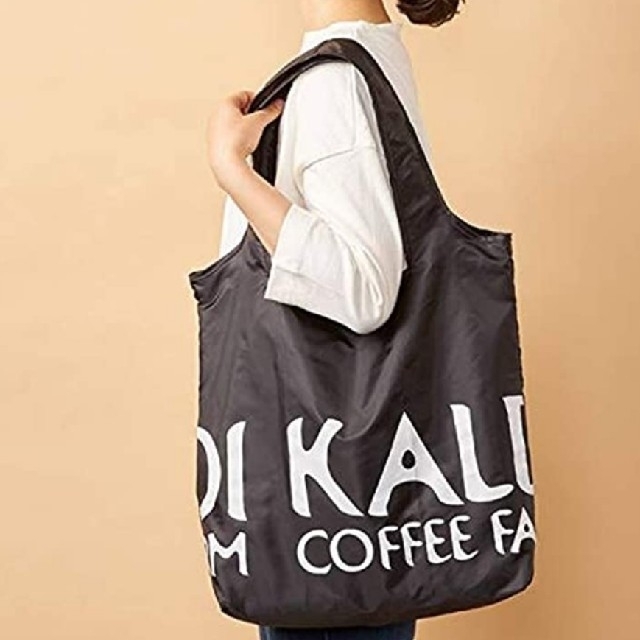 KALDI(カルディ)のカルディ  エコバック  黒 レディースのバッグ(エコバッグ)の商品写真