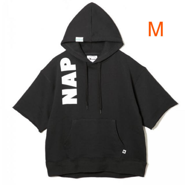 Nissy Naptime 5分袖パーカー　ブラック　M エンタメ/ホビーのタレントグッズ(ミュージシャン)の商品写真