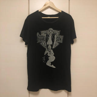 ハーレーダビッドソン(Harley Davidson)のハーレーダビッドソン Tシャツ 黒 ポルノ(Tシャツ/カットソー(半袖/袖なし))