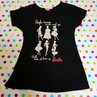 バービー(Barbie)の[匿名配送]ユニクロ&バービー･コラボTシャツ☆Sサイズ(Tシャツ(半袖/袖なし))