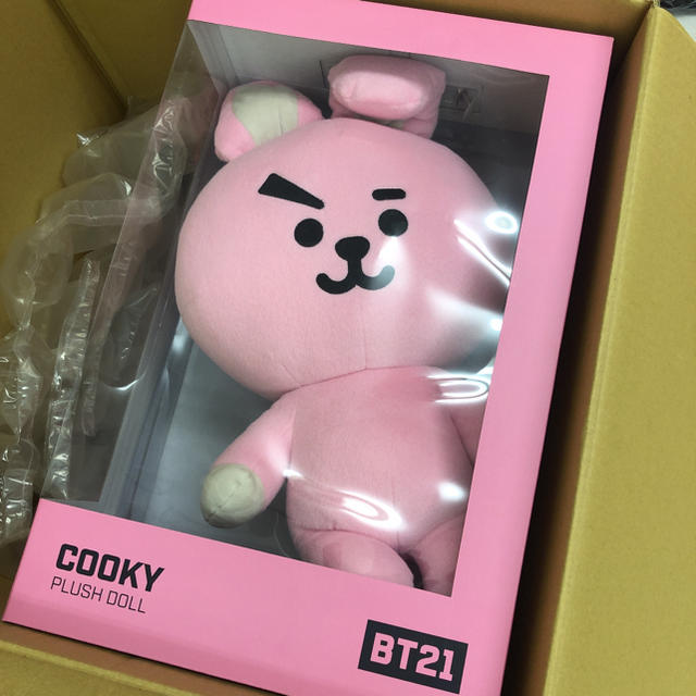 BT21 ビッグスタンディングドール　cooky