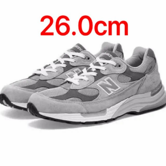 26cm New Balance M992 GR グレー 復刻