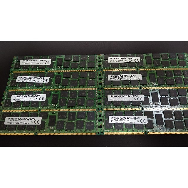 DDR3 ECC PC3-14900R-13-13-E2 16GB×8枚