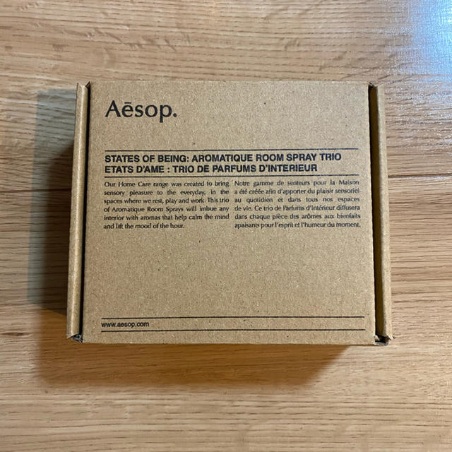 Aesop(イソップ)のAesop ルームスプレー 3種セット コスメ/美容のリラクゼーション(アロマスプレー)の商品写真