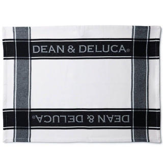 ディーンアンドデルーカ(DEAN & DELUCA)のDEAN & DELUCA　ティータオル　ブラック(収納/キッチン雑貨)