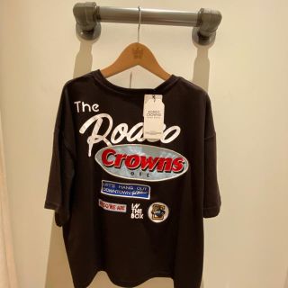 ロデオクラウンズワイドボウル(RODEO CROWNS WIDE BOWL)のMix big VネックTシャツ(Tシャツ(半袖/袖なし))