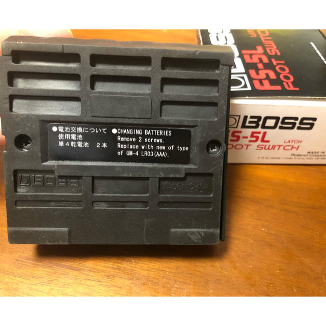 BOSS(ボス)のBOSS フットスイッチ FS-5L 楽器のギター(エフェクター)の商品写真