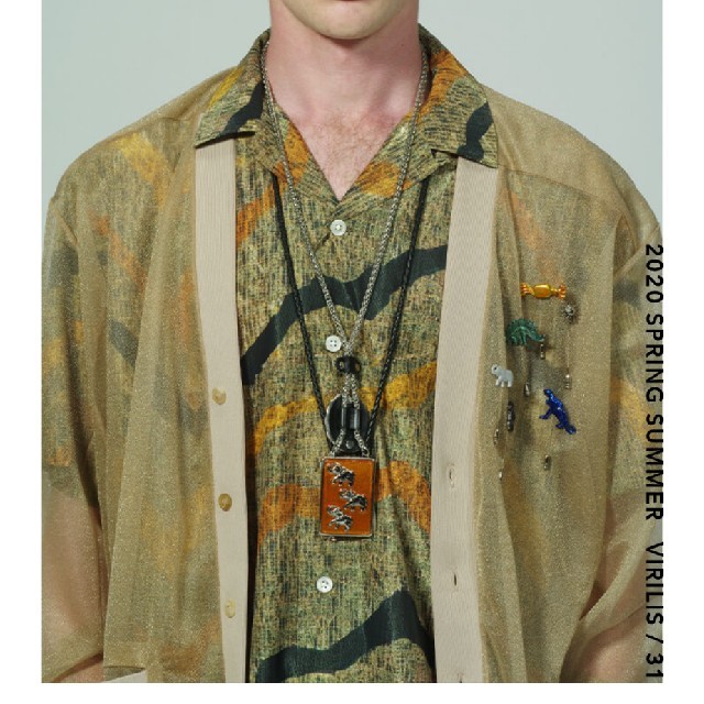 値下げ】toga virilis lame print shirt | www.jarussi.com.br