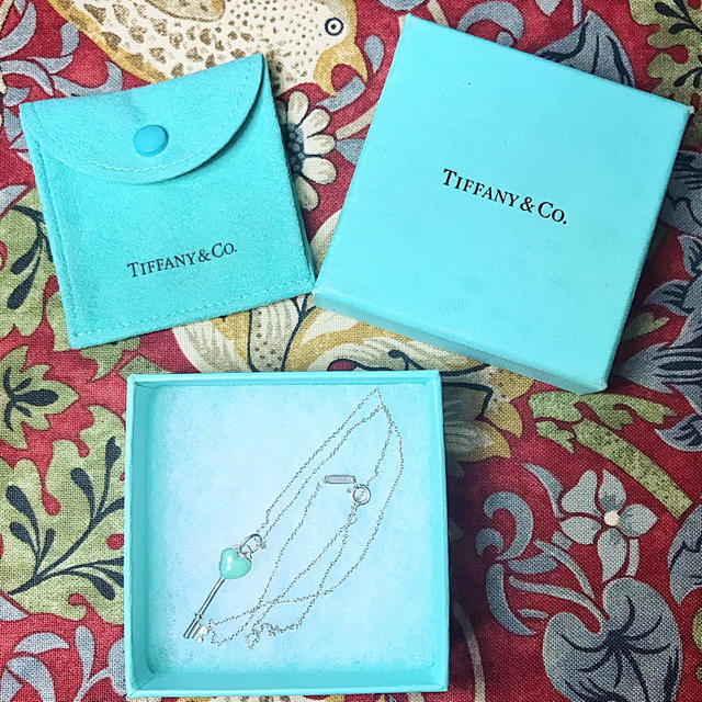 TIFFANY&Co. ♡ハート型キーペンダント+ネックレスチェーン⭐︎