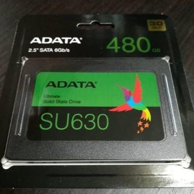 新品 ADATA 2.5インチ内蔵SSD 480GB SU630 3D NAND