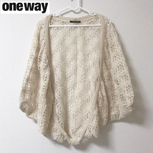 one*way(ワンウェイ)の【★keik様専用★】 one way ワンウェイ　カーディガン　レース レディースのトップス(カーディガン)の商品写真