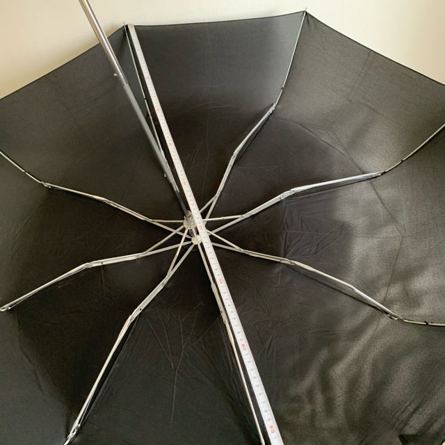 しっかり目 折り畳み傘 ブラック メンズのファッション小物(傘)の商品写真