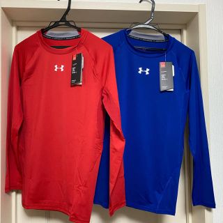 アンダーアーマー(UNDER ARMOUR)の新品　タグ付き　アンダーアーマー　コンプレッションインナー　長袖　2枚セット(Tシャツ/カットソー(七分/長袖))